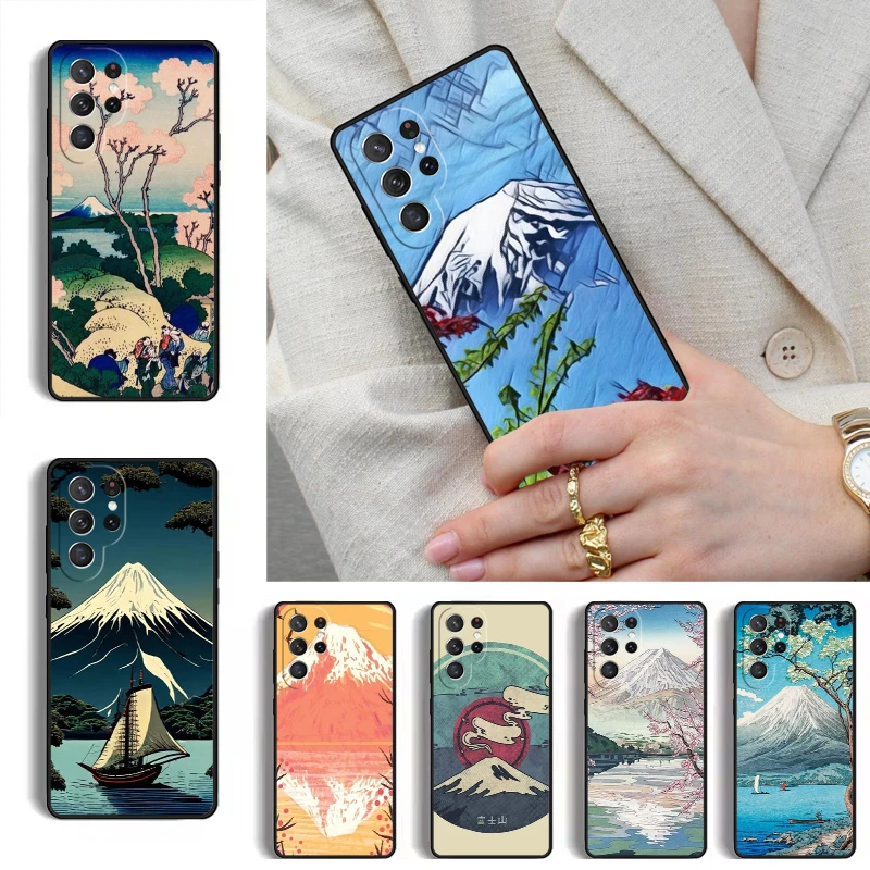 Mount Fuji Phone Case for Samsung Galaxy S26 S25 Ultra S24 S23 S22 S21 Plus Note 10 Bumper Cover