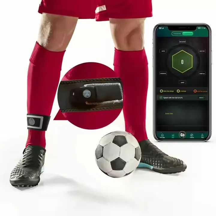 مستشعر كرة القدم Ai مدربي كرة القدم تتبع Ai يمكن ارتداؤه بلوتوث كرة القدم تعقب كرة القدم الذكية بلوتوث