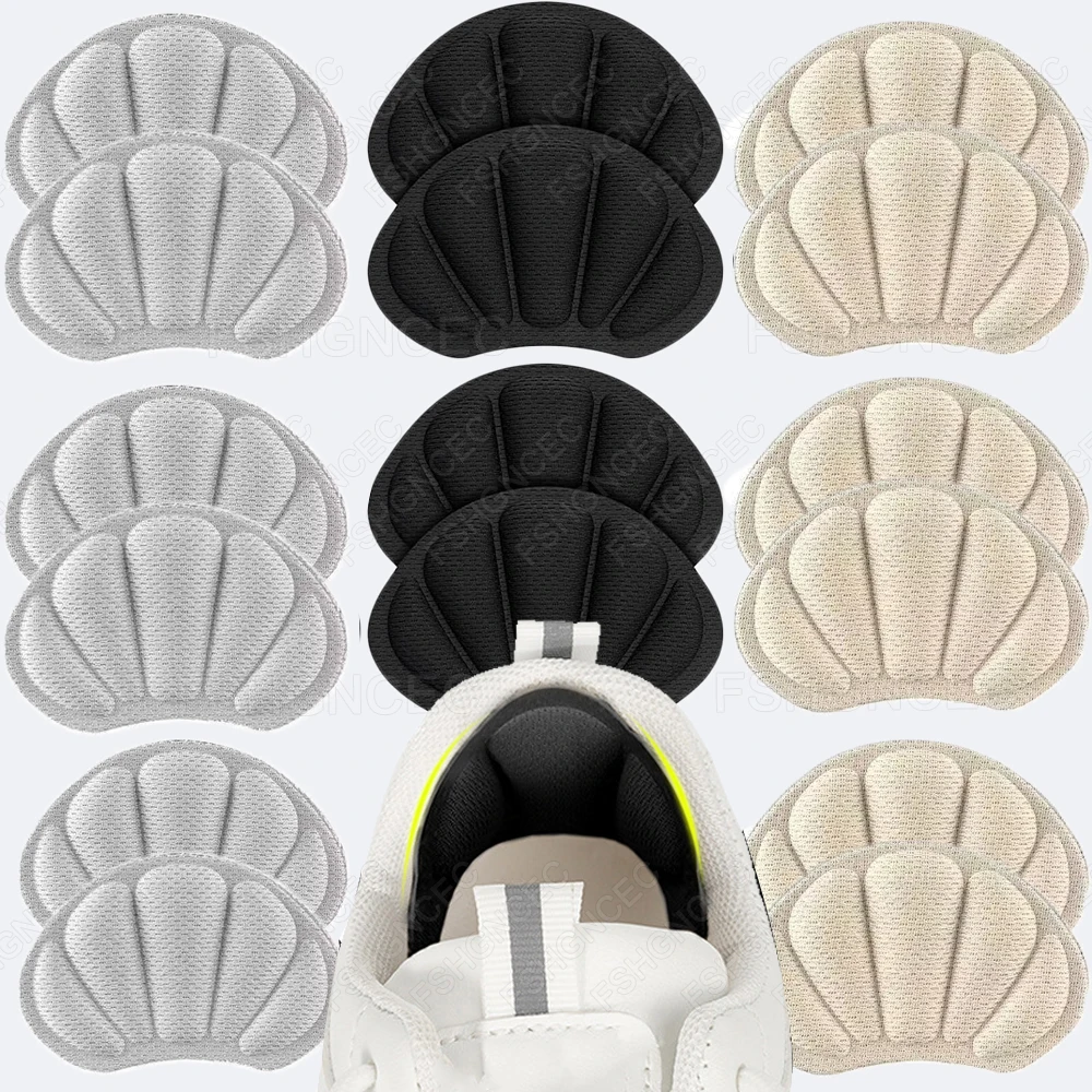 3Pairs Heel Pads for Shoes Too Big Shoe Inserts for Loose Shoes Adjustable Size Heel Protector Patch Sports Shoes Back Sticker