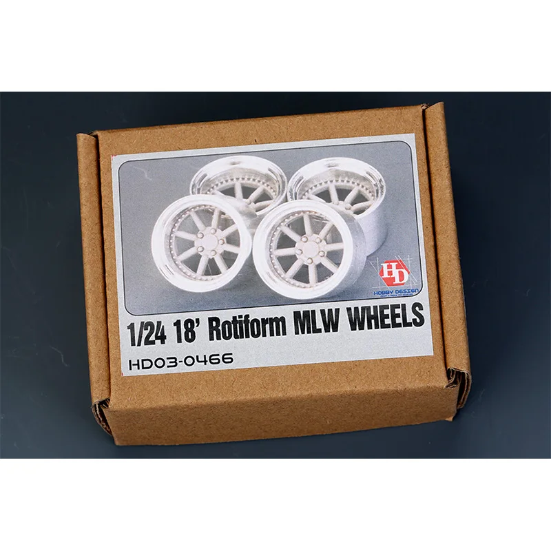 

Hobby Design HD03-0466 1/24 18' Rotiform MLW Wheels Detail-up Set Hand Made Arts for Professional Adults