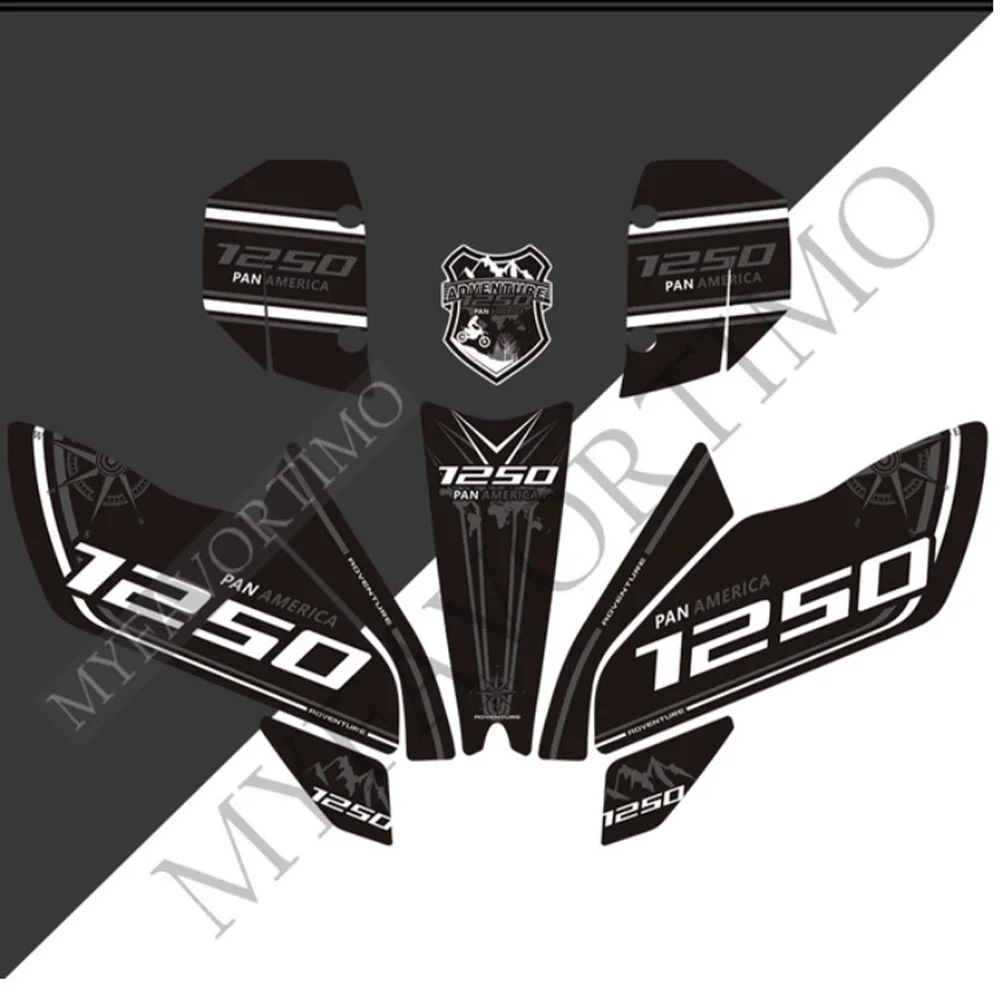 

2020 2021 2022 Motorcycle Tank Pad Protection Stickers Knee Decal Windshield Windscreen For HARLEY Pan America 1250 Adventure