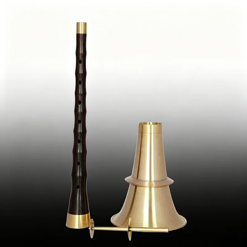 Handmade Ebony Suona Tradition Folk Playing Suona Horn Beginner Professional Practice Suonas Chinese Classic Musical Instruments