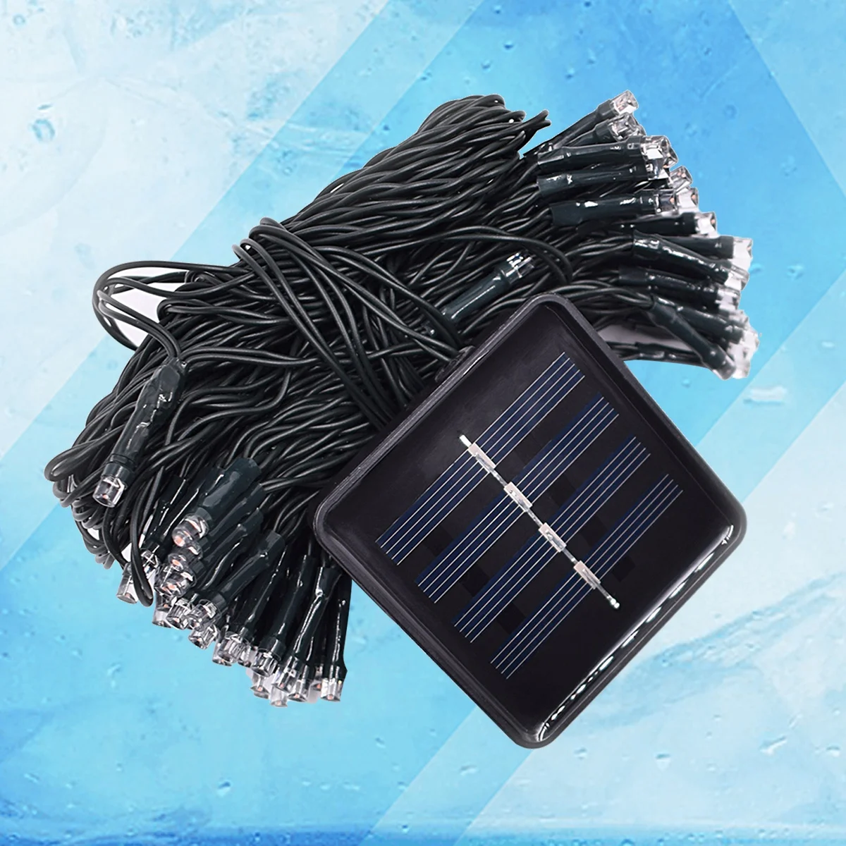 

12 Meters 4 LEDs Outdoor Solar String Lights Solar Powered Garden Lawn Yard Lights Landscape Street Pathway Lighting Garden