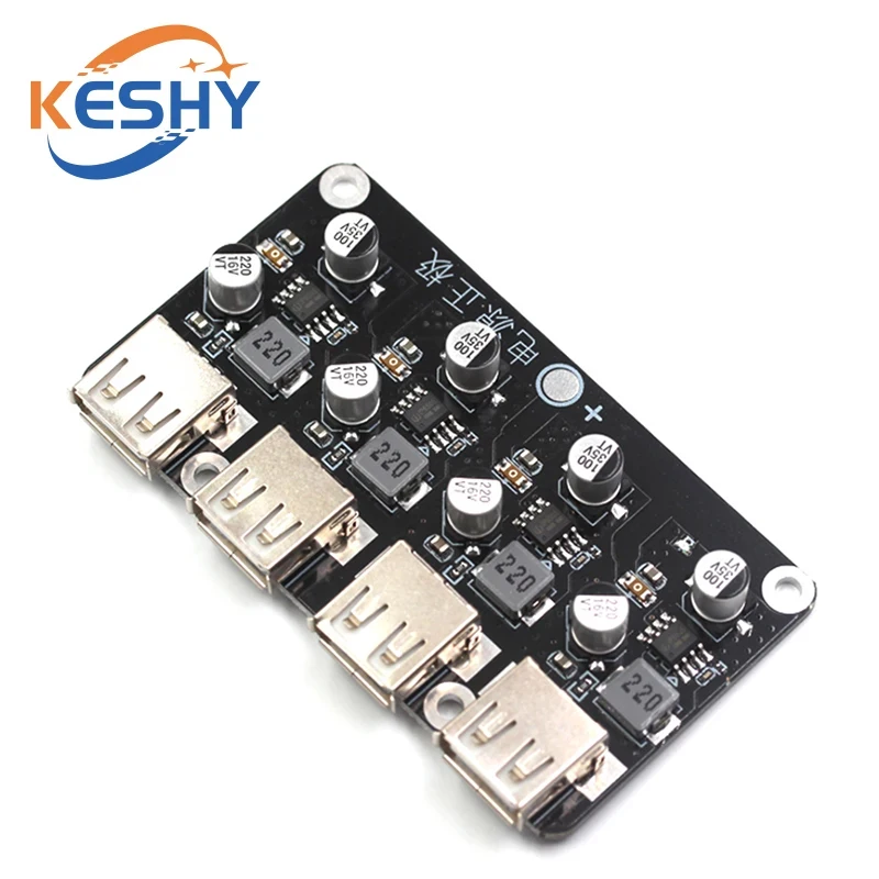 USB QC3.0 QC2.0 DC-DC Buck Converter Charging Step Down Module 6-32V 9V 12V 24V to Fast Quick Charger Circuit Board 3V 5V 12V