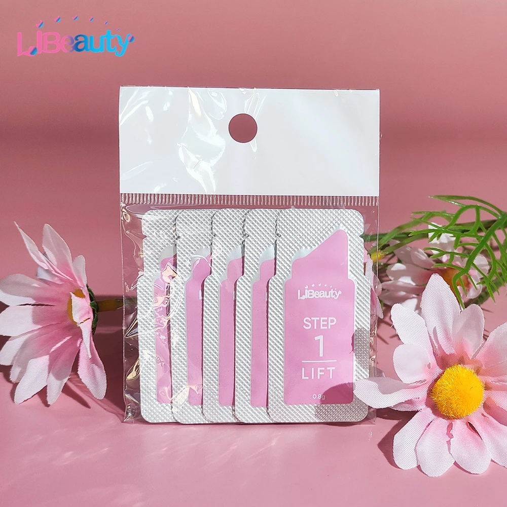 Libeauty 5 Pieces/Lot #1#2#3#4 Sachet Lifting Lotion Eyelash Perm Lash Lift Kit Eyelash Nutrition Lotion Eye Makeup Beauty Tools