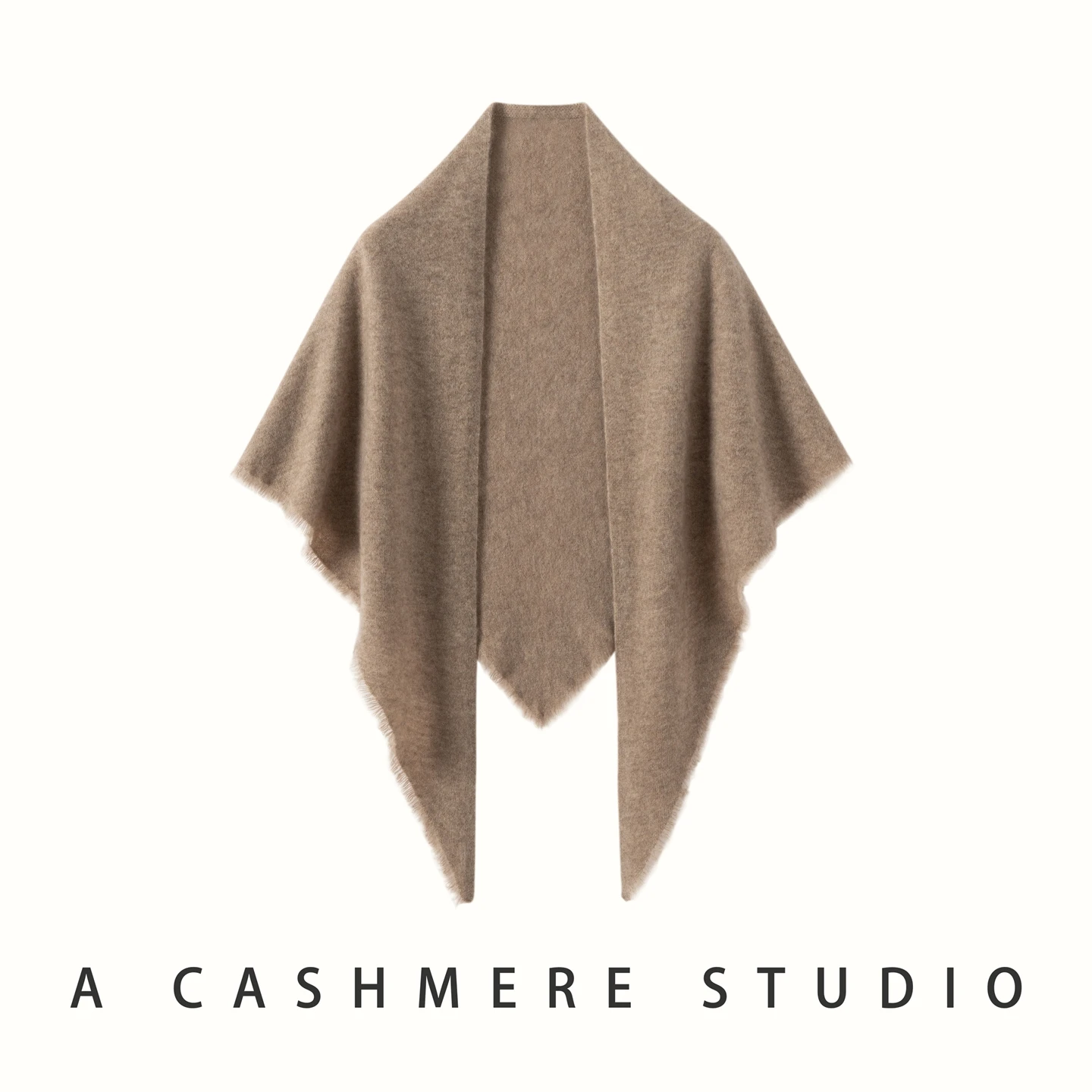 Women's 100% Cashmere Tassel Shawl Scarf Spring Autumn Winter Soft Cashmere Knitwear High Quality Wraps Triangular Scarf Top