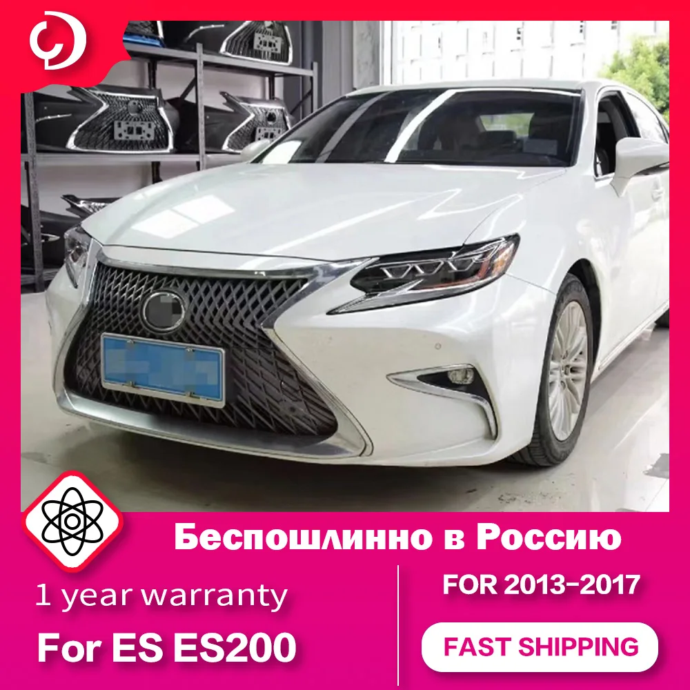 Fari per Lexus ES ES200 ES250 ES300 2013-2017 LED DRL nuovo sistema di carrozzeria Auto lampada frontale lente per proiettore a Led accessori Auto