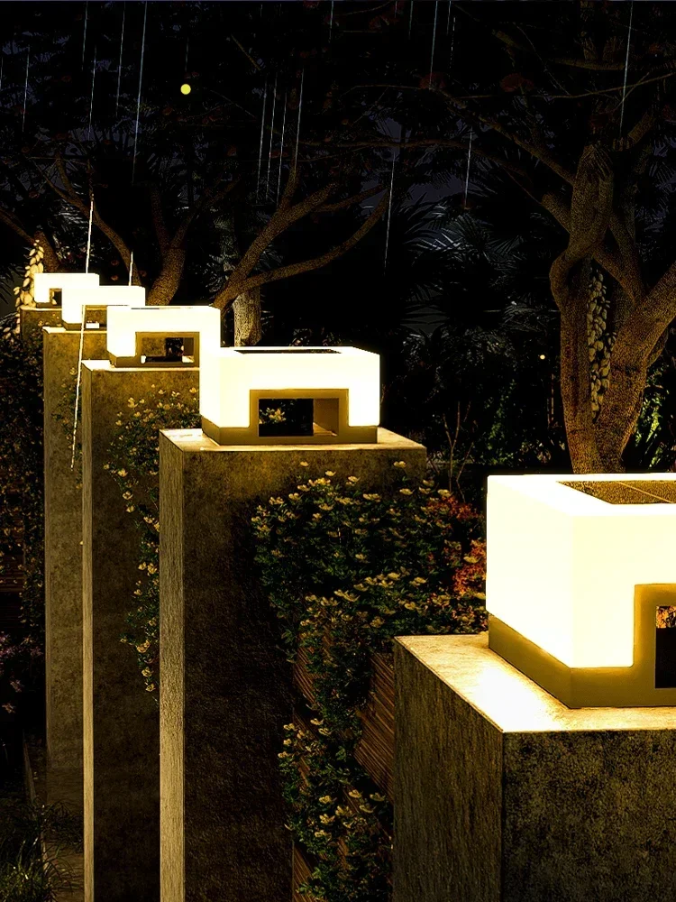 BBD Durable LED Solar Garden Lights for Landscape Lighting with High Brightness and Waterproof and Dustproof Function