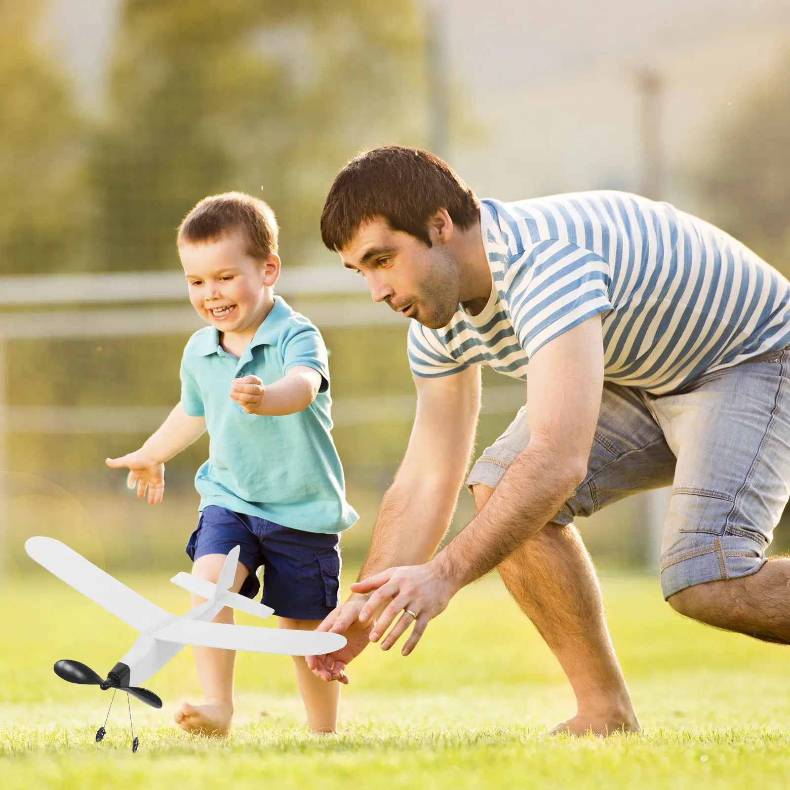 

Rubber Band Airplane Outdoor Sports Flying Glider Random Educational DIY Glider Fun for Boys Parent Child Play