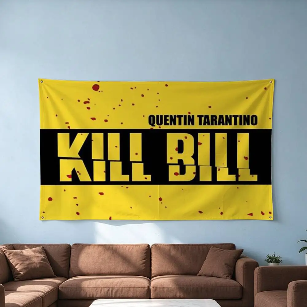 Kill Bill-S M-Movie PC  Flags for Bedrooms Home Decor Items Outdoor Decors Garage Decoration Flaga