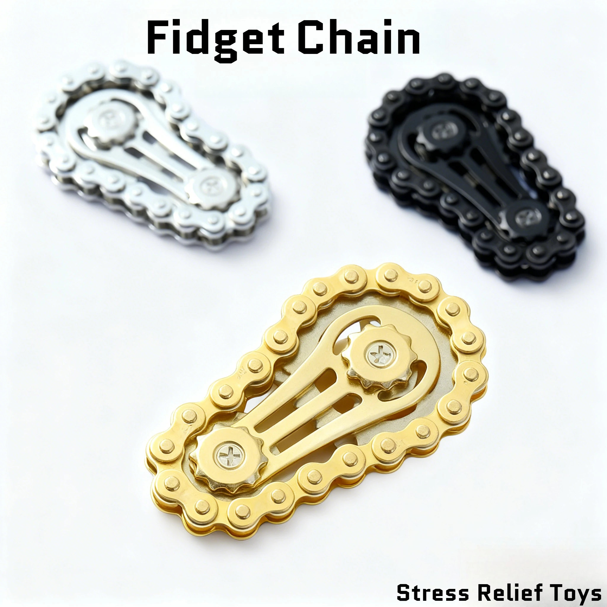 

Новые популярные спиннеры-цепочки, металлические механические игрушки для взрослых, скучные декомпрессионные игрушки, игрушки для декомпрессии рук