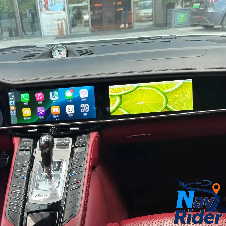 For Porsche Panamera 970 Upgraded Interactive Dual Screen 12.3 Inch + 11.4 Inch Android Multimedia Video Player CarPlay LHD