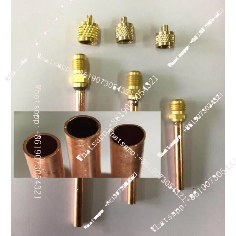 Thickened refrigerator one-way valve, fluoride valve needle valve liquid nozzle quick connector, refrigerant charging valve