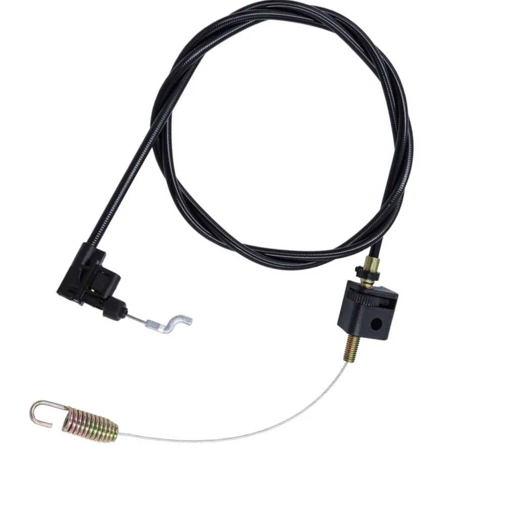 Throttle Control Cable Mower Drive Cable For Lawn Mower Repair Z-bend End Design Spring Loaded End 61-1 2 Inch Total Length