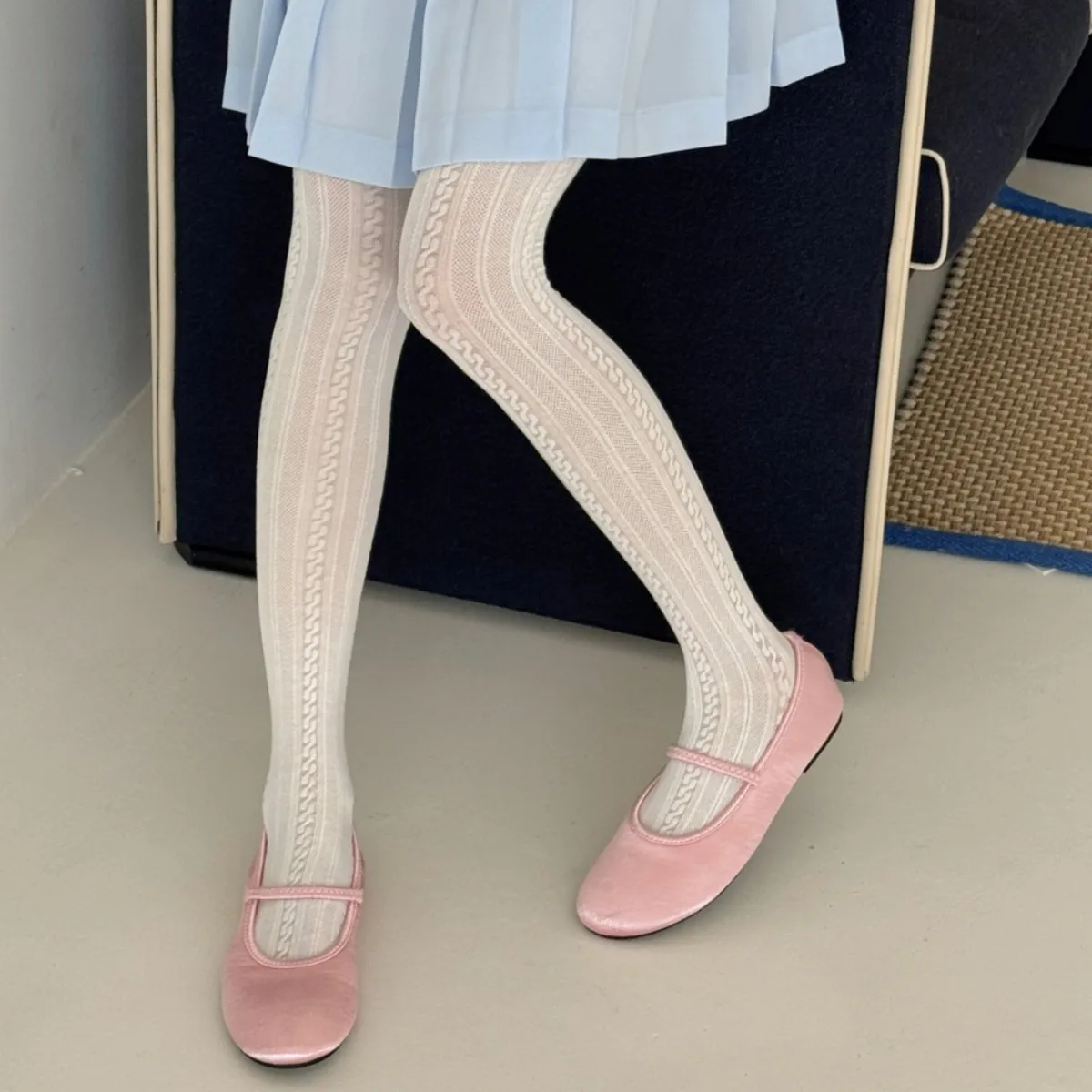 

Women Tights Tights Lace Lolita Girl Stockings Summer Thin Hollow Out Black White Female Pantyhose Slim Stockings Tights Hosiery