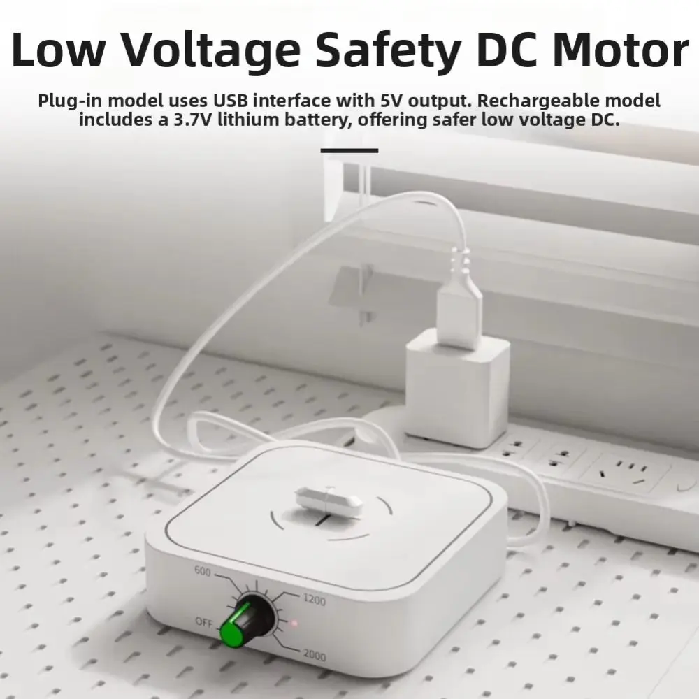 with Stirring Bar Magnetic Mixer Brushless DC Motor 2000RPM Magnetic Stir Plate Lithium-ion Battery Magnetic Stirrer Home