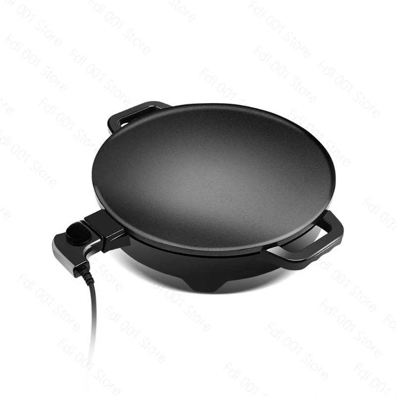 Commercial 40cm Crepe Maker | 220V Electric Pancake Grill with Non-Stick Coating for High-Volume Cooking