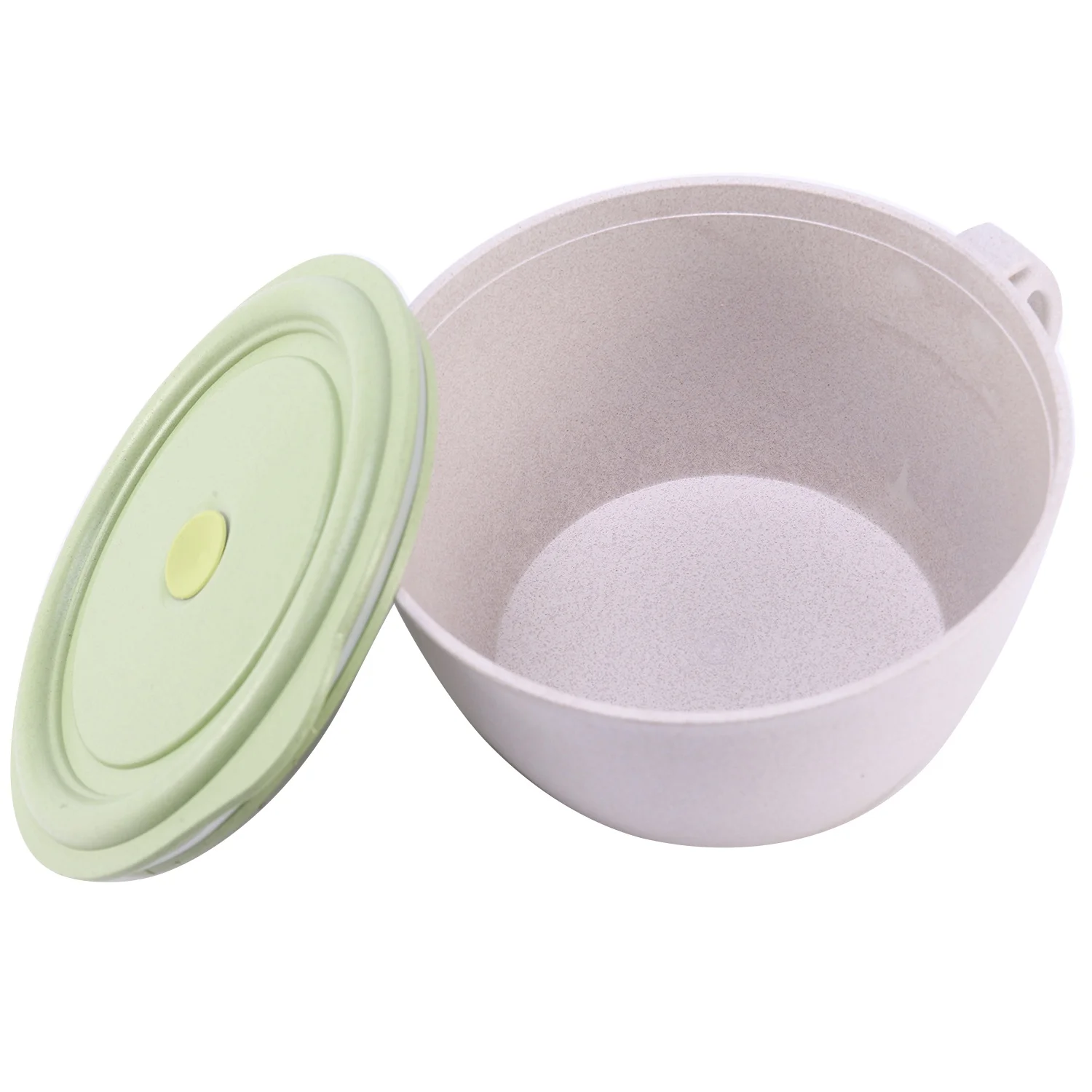 أوعية المعكرونة بالميكروويف مع غطاء - 40 أونصة كوب شوربة قش القمح الكبير مع الهاتف