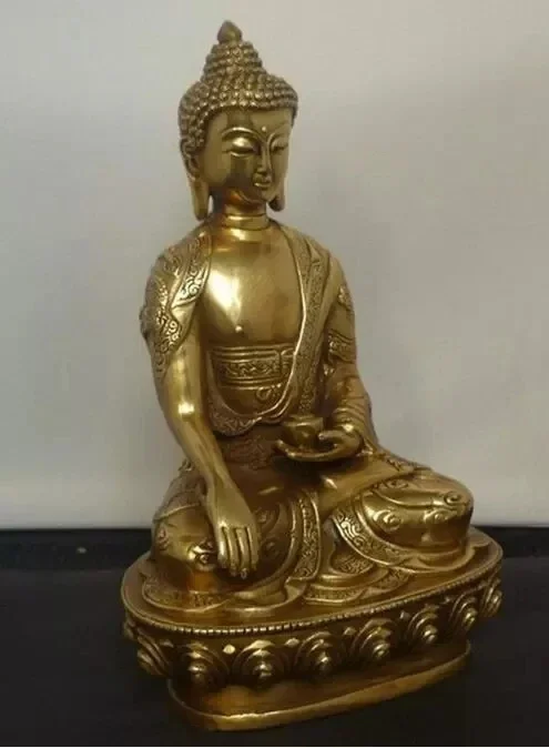 Copper Statue Tibet Tibetan Buddhis shakyamuni bronze buddha statue