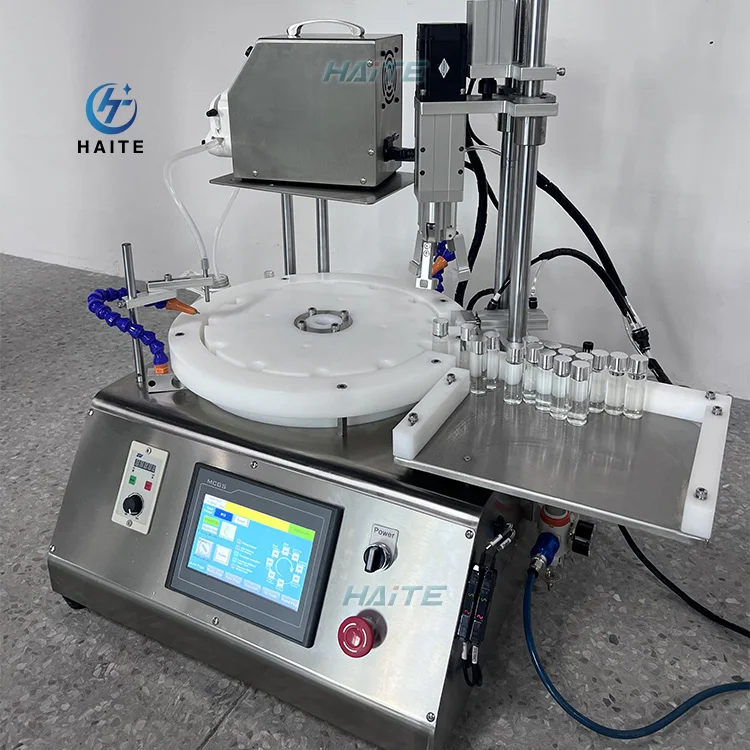 1ml-200ml Liquid Filling Capping Machine Small Bottle Filler Capper Vial Crimping Machine Labeling Line