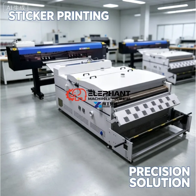 I3200 DTF A2 White Ink Roll-to-Roll T-Shirt Printer 600mm Print Waterproof Automatic Shaker Dryer Heat Transfer