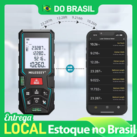 MILESEEY Laser Distance Meter D5T Bluetooth Laser Tape Measure Smart Tape measure with  APP, can Hand-drawn Plan on APP