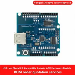 USB Host Shield 2.0 Compatible Android ADK DIY Electronic Module Board for Arduino UNO MEGA MAX3421 Development Board ADK