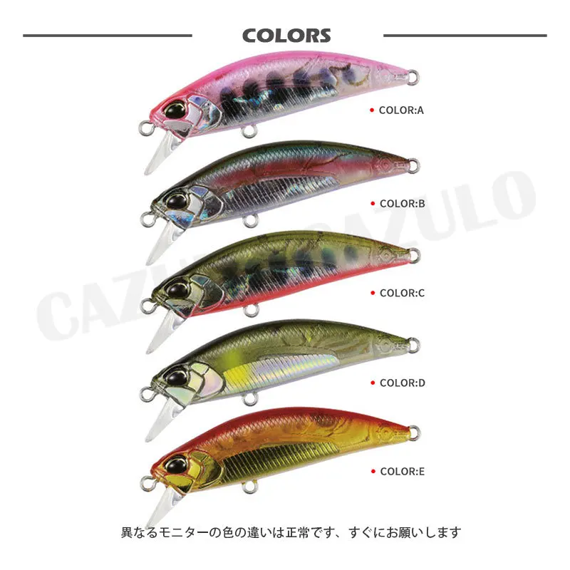 Topwater Wobblers Isca Dura Micro Flutuante Minnow Isca De Pesca 50mm 4.5g Isca Artificial Acessórios De Pesca Blackfish Leurre