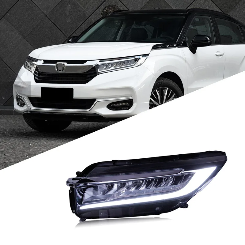 

Подходит для 17-19 Honda Crown фара в сборе, модифицированные высококачественные светодиодные фары, дневные ходовые огни, стример, указатели поворота