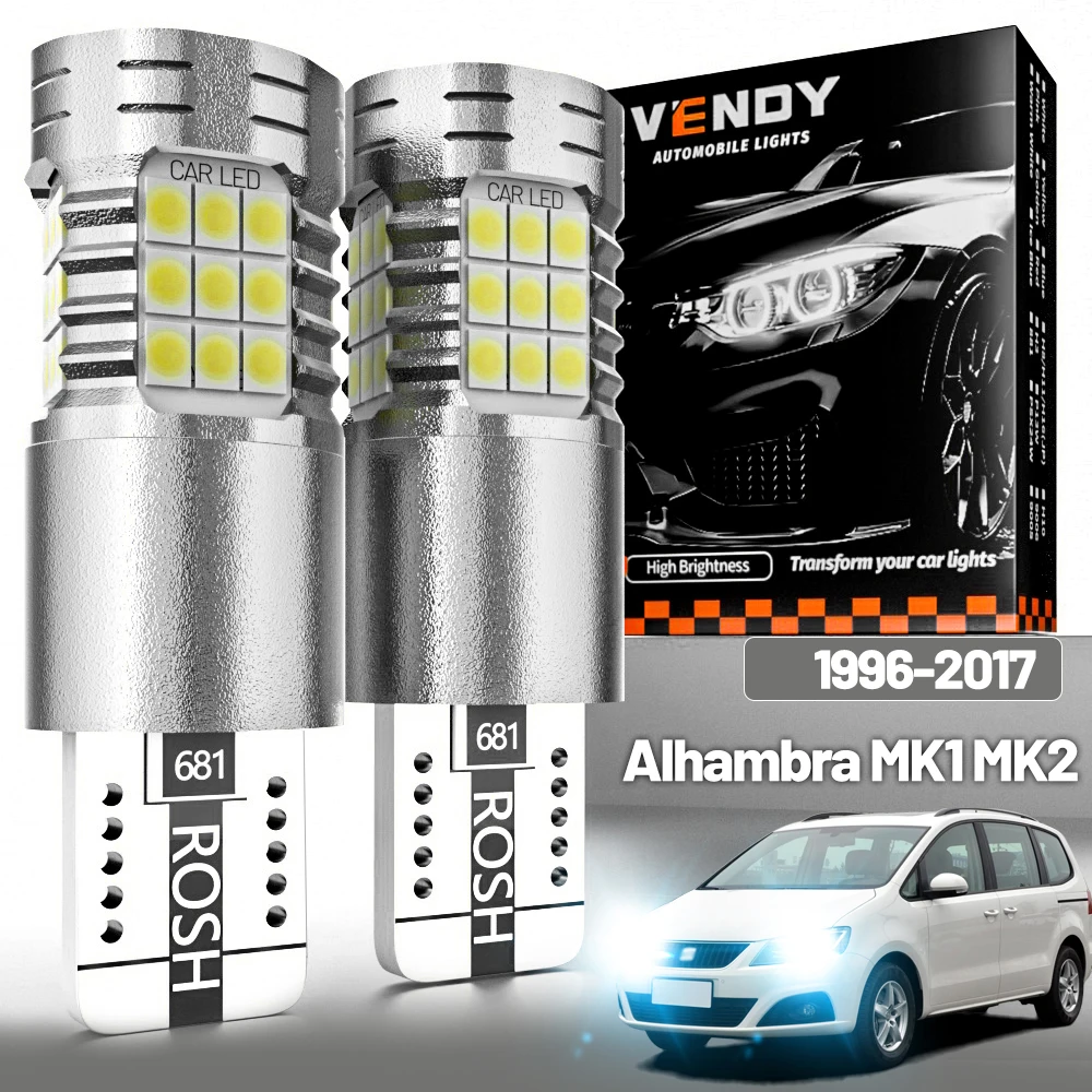 

2 шт. светодиодный парковочный фонарь для Seat Alhambra MK1 7V MK2 1996-2017 габаритный фонарь 2008 2009 2010 2011 2012 2013 2014 2015 аксессуары