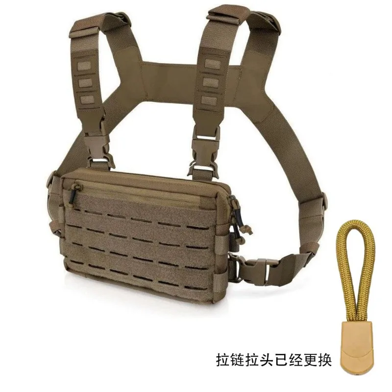 New 1000D Nylon Wear-Resistant Men's EDC Travel Chest Bag, Backpack and Pack with Multiple Pockets