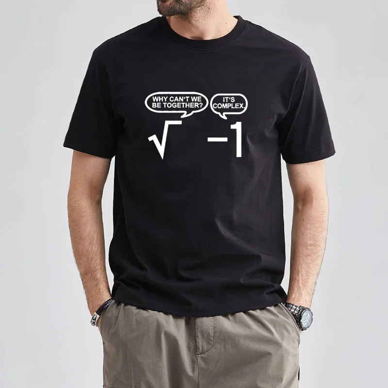 2024 Men Clothing Being Together Is Complex T-Shirt Maths Mathematics Teacher Professor Fun Geek Husband Gift Idea Short-sleev