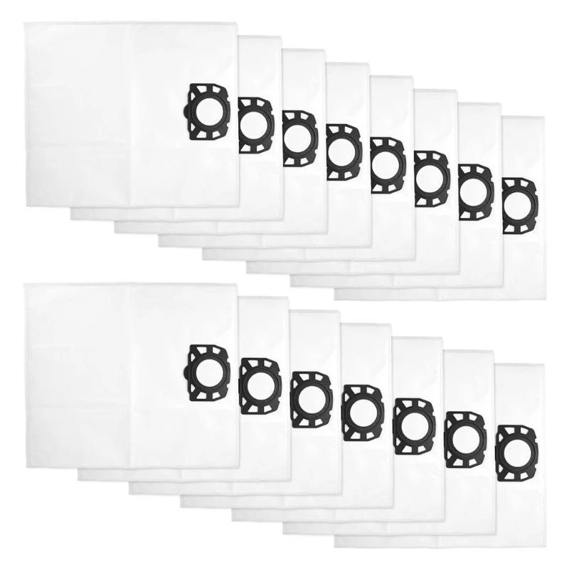 مجموعة من 6/15 كيس نظافة الفراغات حقيبة غبار عملية سهلة التثبيت الفراغ كيس نظافة الفراغ غير المنسوج