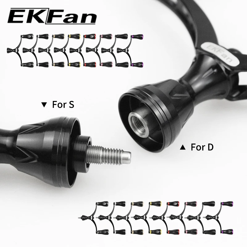 EKfan 105mm Aluminiumlegierung Angelrollen-Griff für S/D Marken-Köderrollen – DIY-Ersatzteil Zubehör – Detail 4
