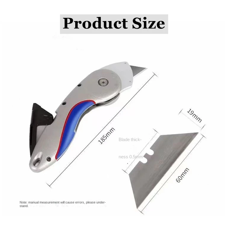 Disc Utility Knife Cable stripping Electrician Special Tool Disc Foldable Knife Carpet Cutting Knife Professional Tailoring Tool