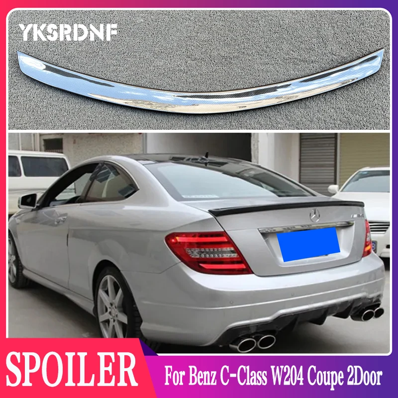 

Задний спойлер из углеродного волокна для Mercedes-Benz C-Class W204 C204 Coupe 2Door AMG Style 2007-2019