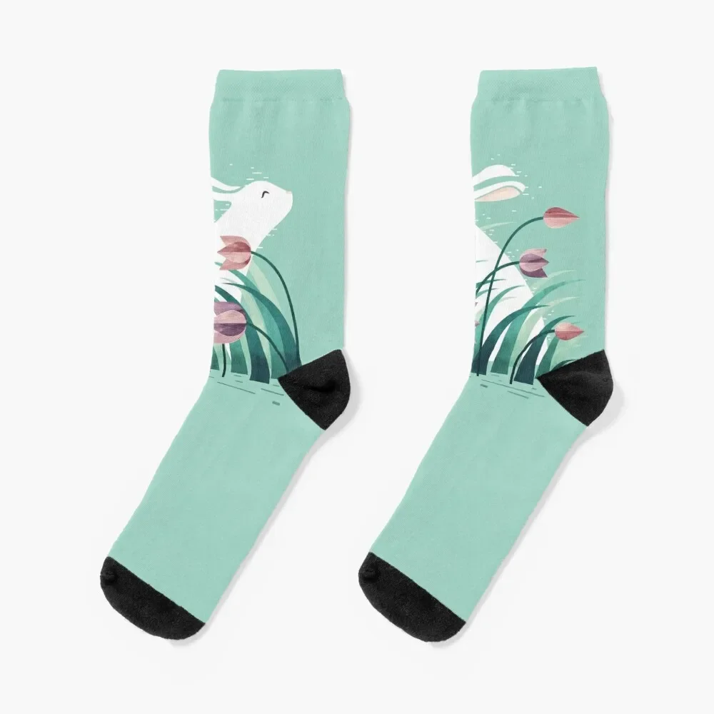 

Rabbit, Resting Socks Rugby Run Men's Socks Luxury Women's