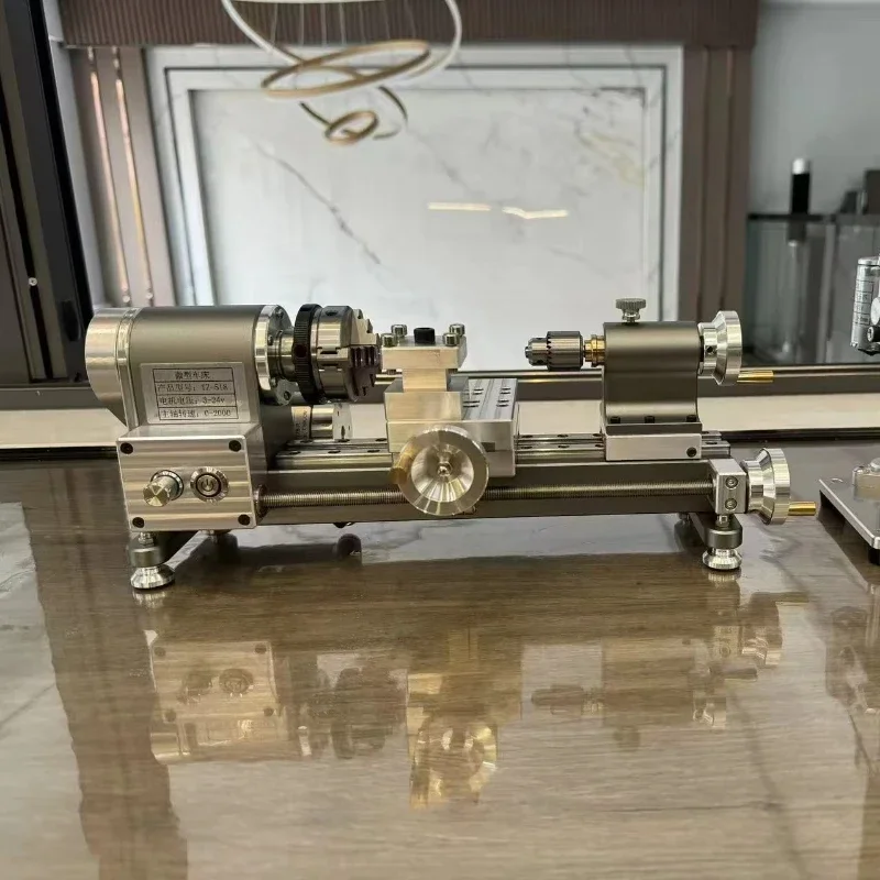 

Mini desktop small lathe household horizontal 220V