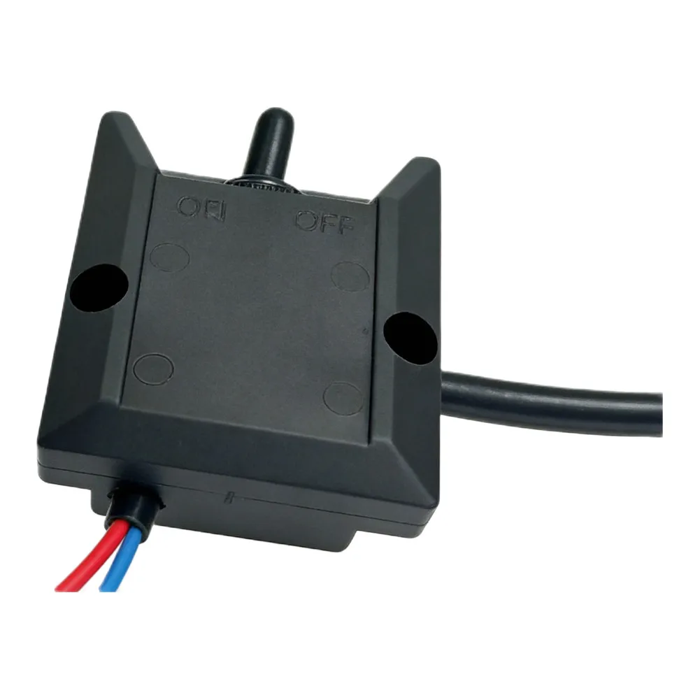 2 Pin SPST For Toggle Switch 12V 30A Pre-Wired 2ft Cable IP67 Waterproof for Outdoor Vehicle Electrical Systems