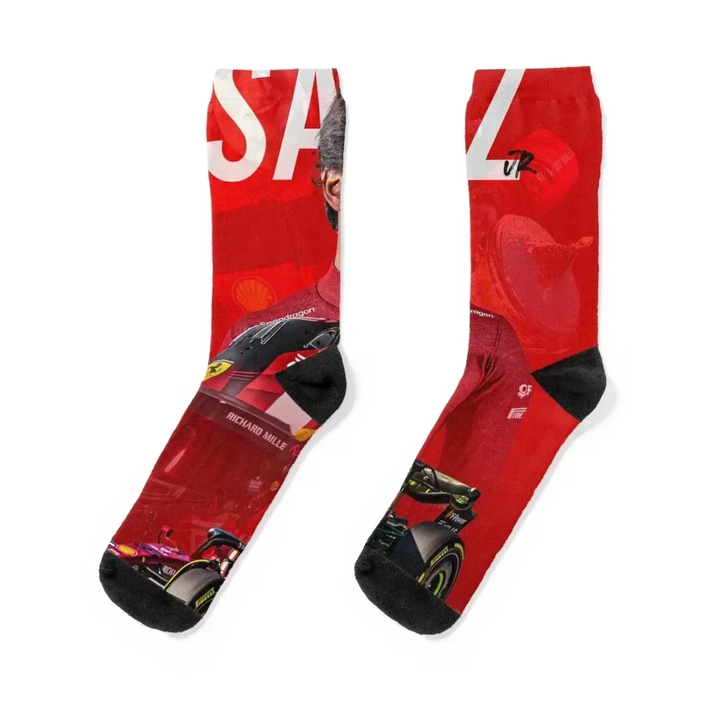 Sainz 55 Socks soccer anti-slip FASHION Socks Ladies Men's