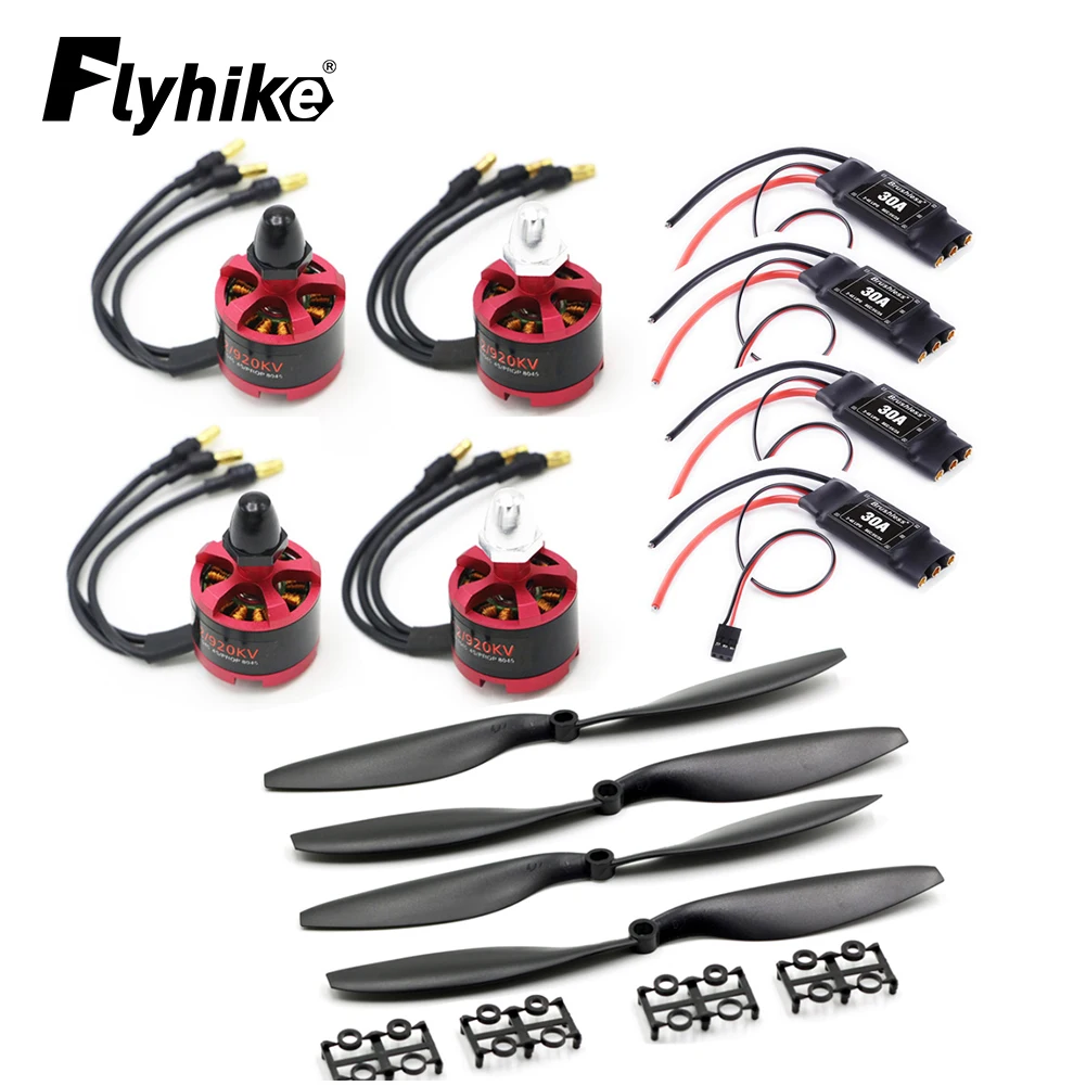 

30A Brushless ESC with 3.5mm Connector 2212 920KV CW CCW Brushless Motor 1045 Propeller for F450 F550 S550 F550 Multicopter