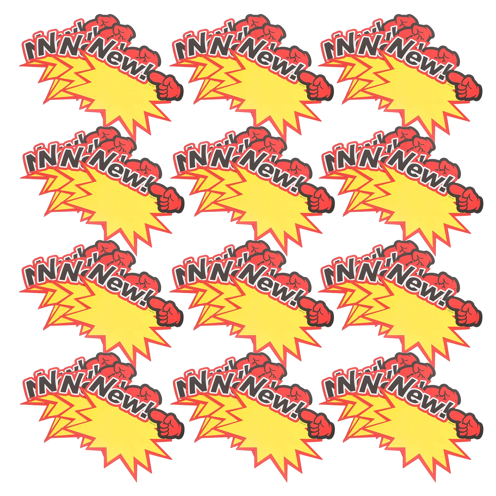 

100 Pcs Price Tags Retail Display Signs Sturdy Cardboard Bright Colors Versatile Supermarkets Garage Sales Store Sign SALE