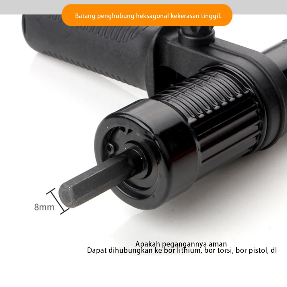 Imagem -04 - Adaptador Elétrico de Rebite sem Fio Rivet Gun Insert Nut Pull 2.4 mm 3.2 mm 4.0 mm 4.8 mm Ferramenta de Trabalho