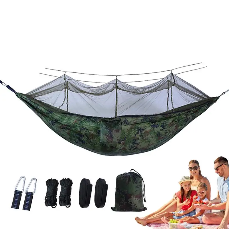 

Fly Net Camping Hammock Portable Camping Hammock Lightweight Hammock Bed Heavy Duty Camping Gear For Outdoor Camping