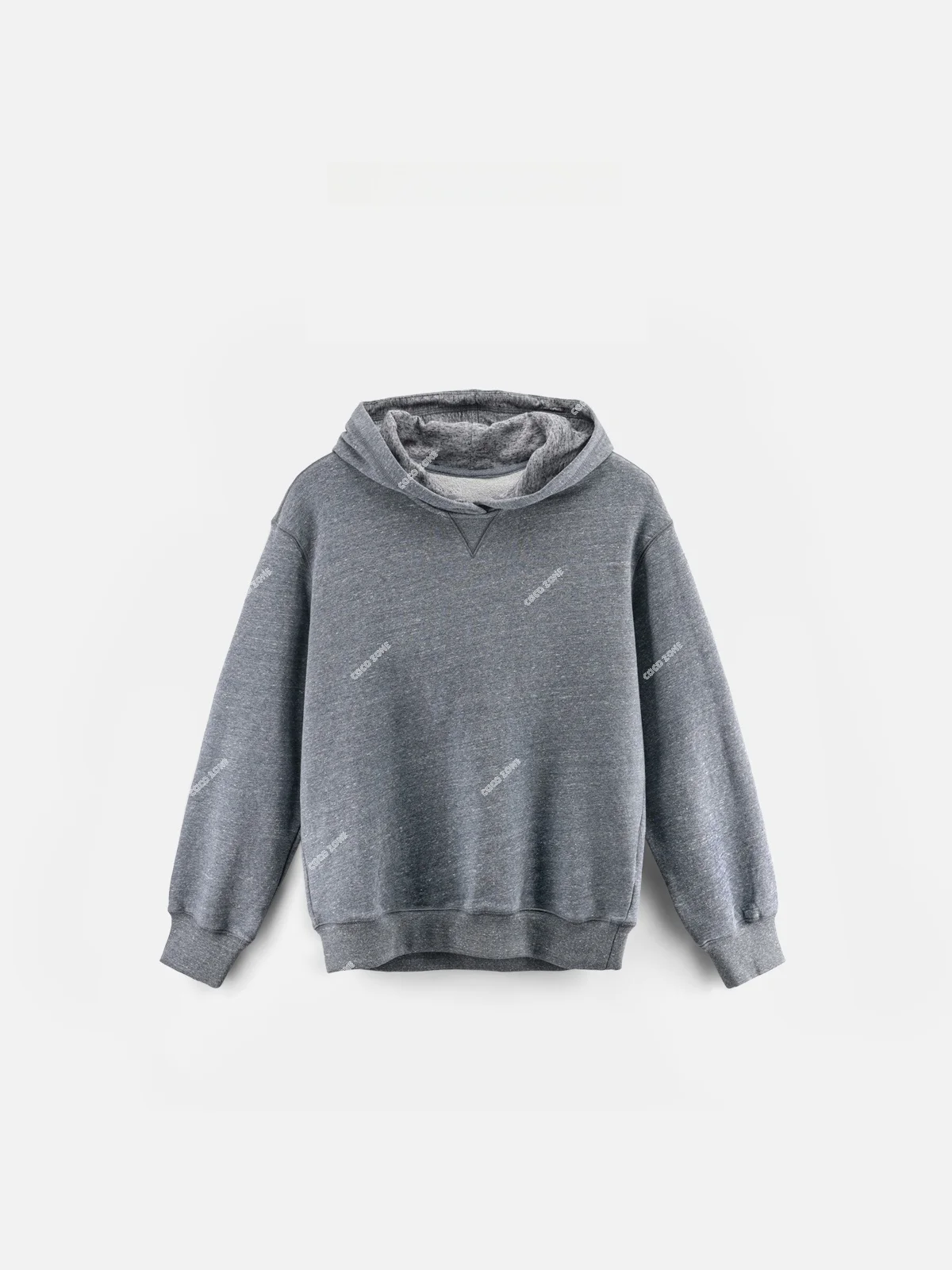 

Однотонная худи из 100% хлопка с круглым вырезом, дизайнерский топ ZONE Liu, осенняя коллекция, удобный свободный крой, длинный рукав