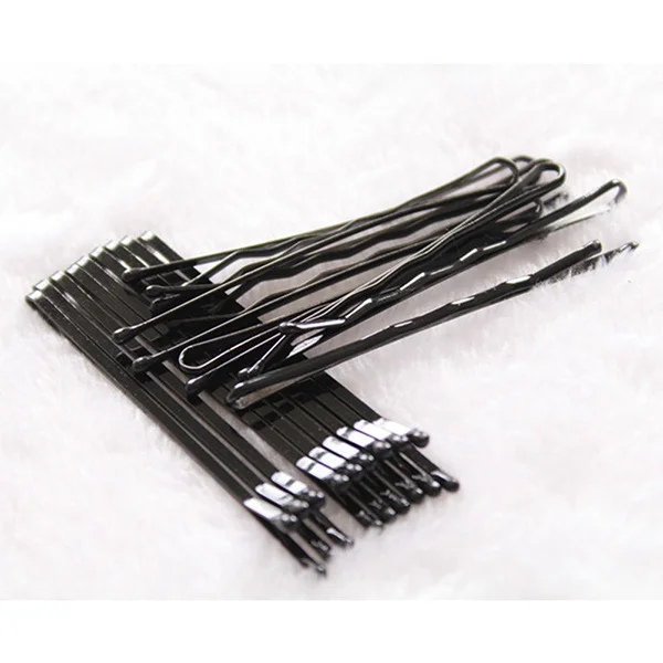 

Black Bobby Hair Pins For Women Long Straight Lightweight Strong Grip Wedding Party Daily Hairstyle Accessory Bobby Bulk