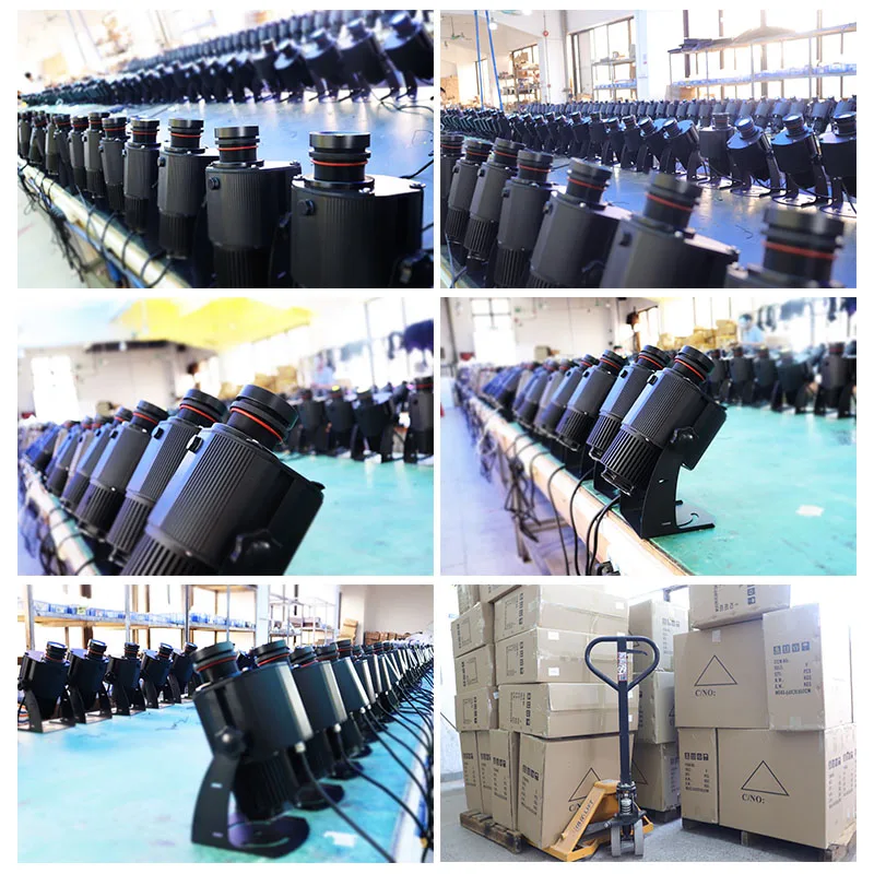 LED 240W Industrial Safety Warning Signs Logo  Projector For Warehouse And Workshop