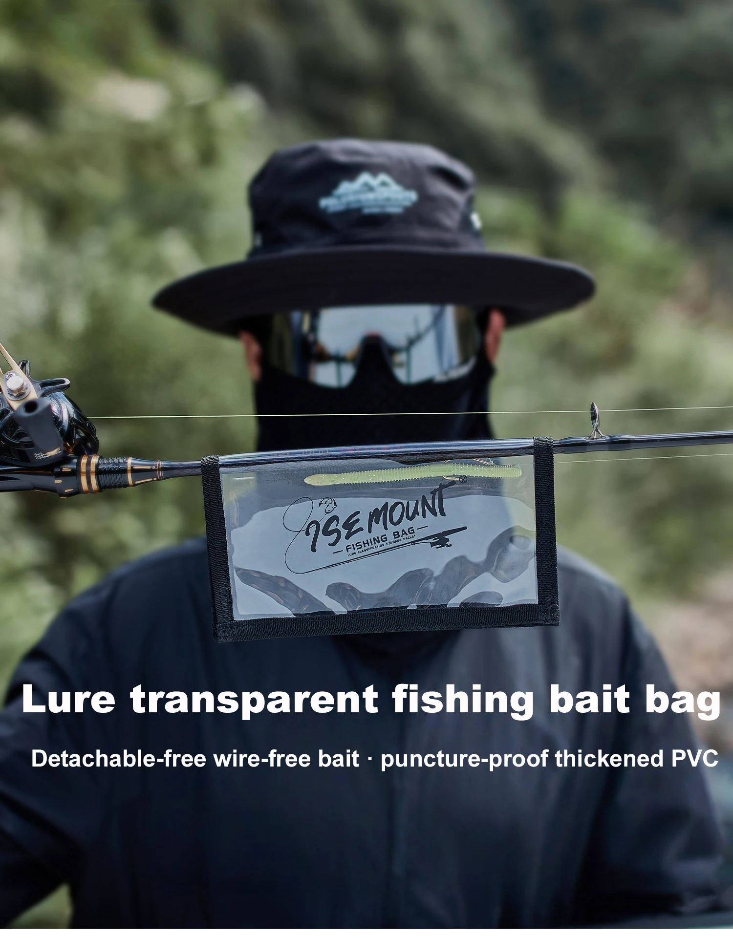 Luya Transparente gefälschte Ködertasche, PVC-Innentasche, geteilte wasserdichte Aufbewahrungstasche, Aufbewahrungstasche für Angeln, Sortierungszubehör – Detail 26