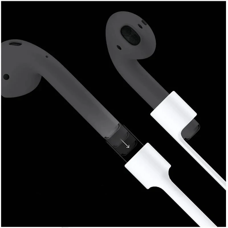 1/2/3/4/5Pcs Earphone Strap For Airpods Anti Lost Strap String Rope For Bluetooth Earphones Silicone Cable Cord