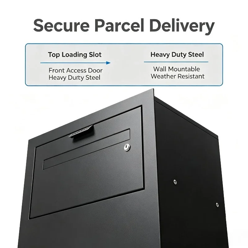 Parcel Locker Anti Theft Self Pickup Cabinet Home Office Mail Box For Doorstep Package Document Receiving